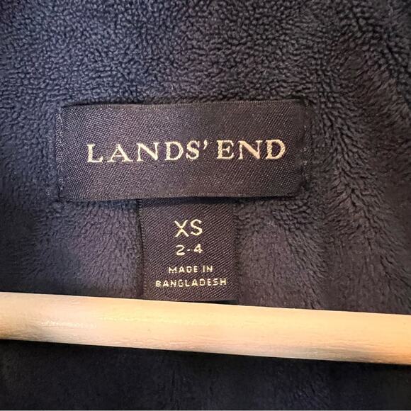Lands‎ End Blue Hooded Puffer Jacket - Picture 9 of 9